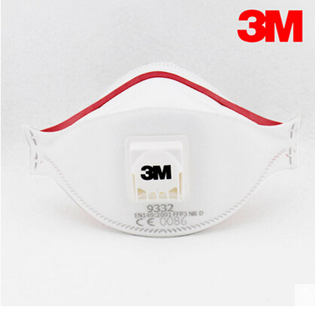 美国3M,9332 防护口罩,防尘,防雾霾PM2.5防尾气煤烟 25只/盒