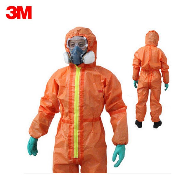 美国3M 4690防护服有效防护粉尘 有害颗粒物 阻隔化学液体 防化服