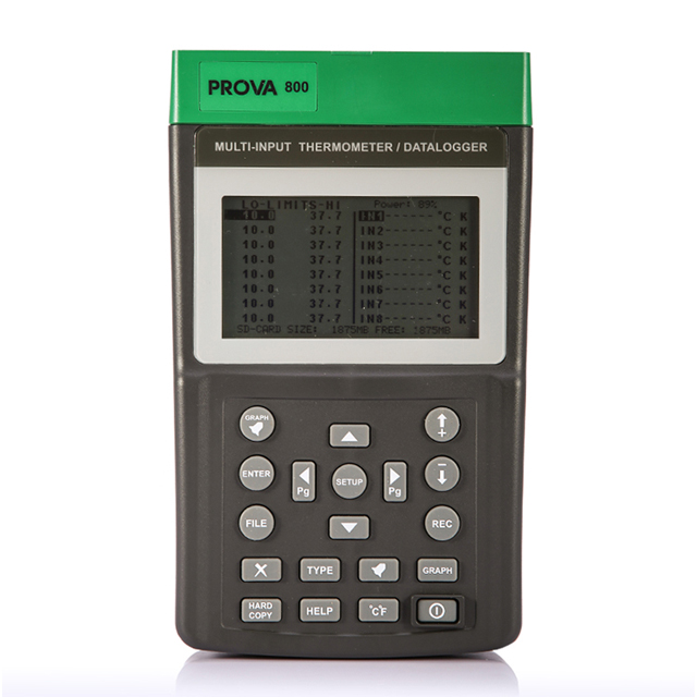台湾泰仕 PROVA-800八通道温度计记录器 PROVA 800记录仪