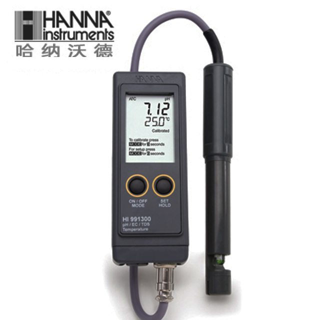 意大利哈纳HI991300低量程微电脑pH-EC-TDS-℃测定仪